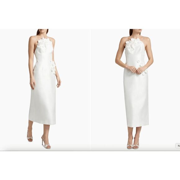 Acler Bilston Cotton-Blend Midi-Dress US 6 $550 - Picture 1 of 9
